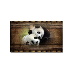 Panda Love Sticker (rectangle) by TheWowFactor