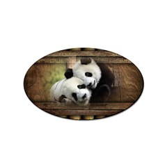 Panda Love Sticker 10 Pack (oval) by TheWowFactor