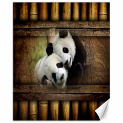 Panda Love Canvas 16  X 20  (unframed)