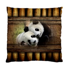 Panda Love Cushion Case (two Sided) 