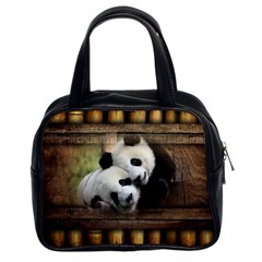 Panda Love Classic Handbag (two Sides) by TheWowFactor