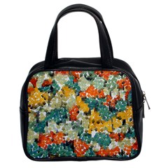 Paint Strokes In Retro Colors Classic Handbag (two Sides) by LalyLauraFLM