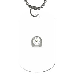 Alarm Dog Tag (one Sided) by Classicclocks