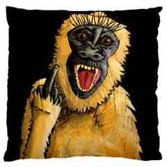 Monkey Bastard Large Cushion Case (Two Sided) 