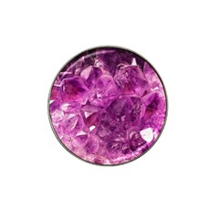 Amethyst Stone Of Healing Golf Ball Marker 4 Pack (for Hat Clip) by FunWithFibro