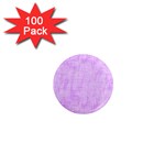 Hidden Pain In Purple 1  Mini Button Magnet (100 pack) Front