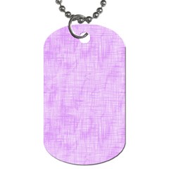 Hidden Pain In Purple Dog Tag (one Sided) by FunWithFibro