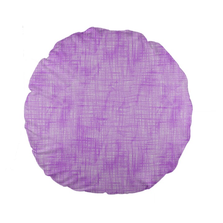 Hidden Pain In Purple 15  Premium Round Cushion 