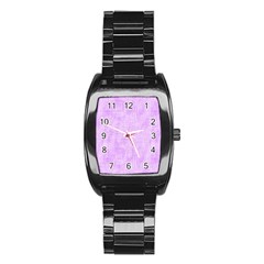 Hidden Pain In Purple Stainless Steel Barrel Watch by FunWithFibro