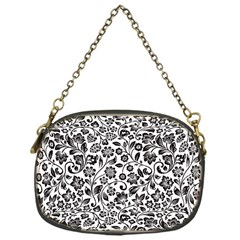 Elegant Glittery Floral Chain Purse (one Side) by StuffOrSomething