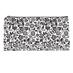 Elegant Glittery Floral Pencil Case by StuffOrSomething