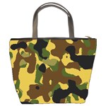 Camo Pattern  Bucket Handbag Back