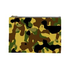 Camo Pattern  Cosmetic Bag (large) by Colorfulart23