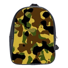 Camo Pattern  School Bag (large)