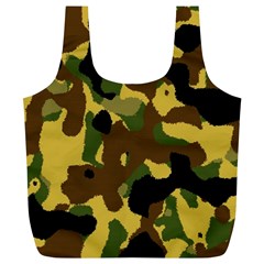 Camo Pattern  Reusable Bag (xl) by Colorfulart23