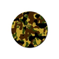 Camo Pattern  Drink Coasters 4 Pack (round) by Colorfulart23