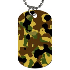 Camo Pattern  Dog Tag (one Sided) by Colorfulart23