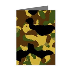 Camo Pattern  Mini Greeting Card