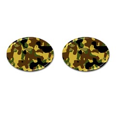 Camo Pattern  Cufflinks (oval)