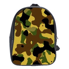 Camo Pattern  School Bag (xl)