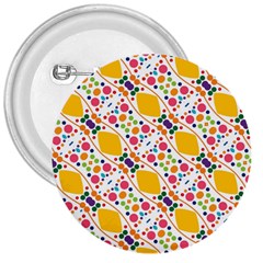 Dots And Rhombus 3  Button by LalyLauraFLM