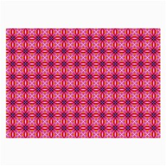 Abstract Pink Floral Tile Pattern Glasses Cloth (large) by GardenOfOphir