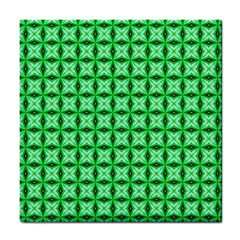 Green Abstract Tile Pattern Ceramic Tile by GardenOfOphir