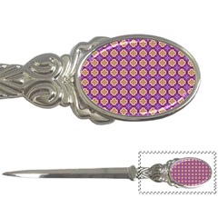 Purple Decorative Quatrefoil Letter Opener