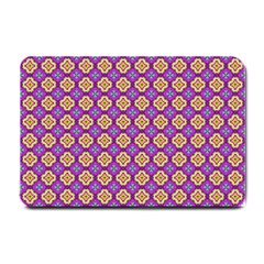 Purple Decorative Quatrefoil Small Door Mat