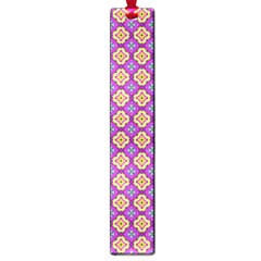 Purple Decorative Quatrefoil Large Bookmark by GardenOfOphir