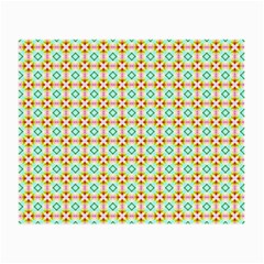 Aqua Mint Pattern Glasses Cloth (small, Two Sided) by GardenOfOphir