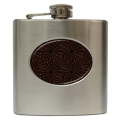 Tribal Geometric Vintage Pattern  Hip Flask