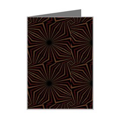 Tribal Geometric Vintage Pattern  Mini Greeting Card