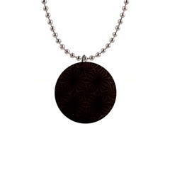 Tribal Geometric Vintage Pattern  Button Necklace