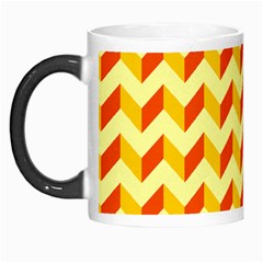 Modern Retro Chevron Patchwork Pattern  Morph Mug