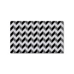 Modern Retro Chevron Patchwork Pattern  Sticker (Rectangle) Front