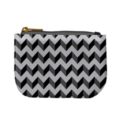 Modern Retro Chevron Patchwork Pattern  Coin Change Purse