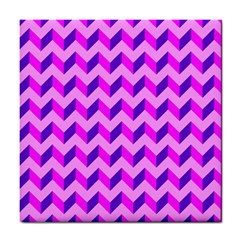 Modern Retro Chevron Patchwork Pattern Ceramic Tile