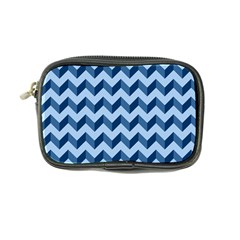 Tiffany Blue Modern Retro Chevron Patchwork Pattern Coin Purse