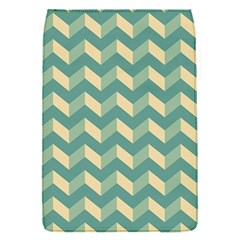 Mint Modern Retro Chevron Patchwork Pattern Removable Flap Cover (small) by GardenOfOphir