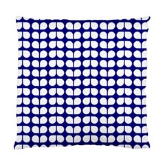 Blue And White Leaf Pattern Cushion Case (two Sided)  by GardenOfOphir