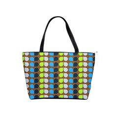 Colorful Leaf Pattern Large Shoulder Bag by GardenOfOphir