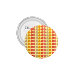 Colorful Leaf Pattern 1.75  Button