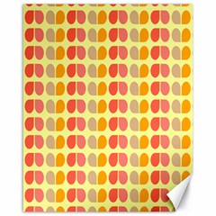 Colorful Leaf Pattern Canvas 16  x 20  (Unframed)