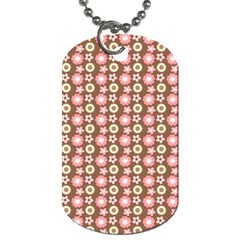 Cute Floral Pattern Dog Tag (one Sided) by GardenOfOphir