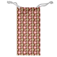 Cute Floral Pattern Jewelry Bag by GardenOfOphir