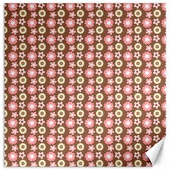 Cute Floral Pattern Canvas 16  X 16  (unframed) by GardenOfOphir