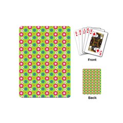 Cute Floral Pattern Playing Cards (mini) by GardenOfOphir