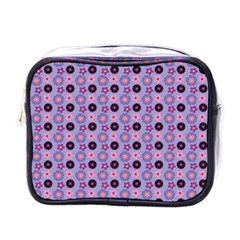 Cute Floral Pattern Mini Travel Toiletry Bag (one Side) by GardenOfOphir