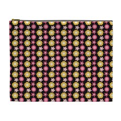 Cute Floral Pattern Cosmetic Bag (xl) by GardenOfOphir